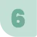 A light blue background subtly complements a large, bold number 6 in a shade of turquoise at the center, symbolizing the steps outlined in How to Deal With Cyberbullying.